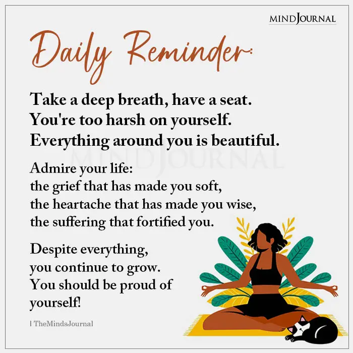 Daily Reminder Take A Deep Breath