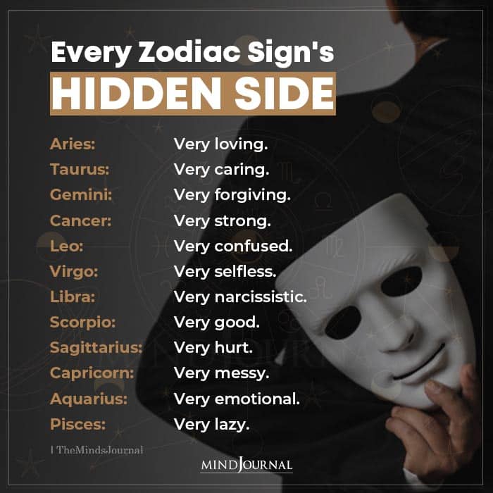 Every Zodiac Signs Hidden Side