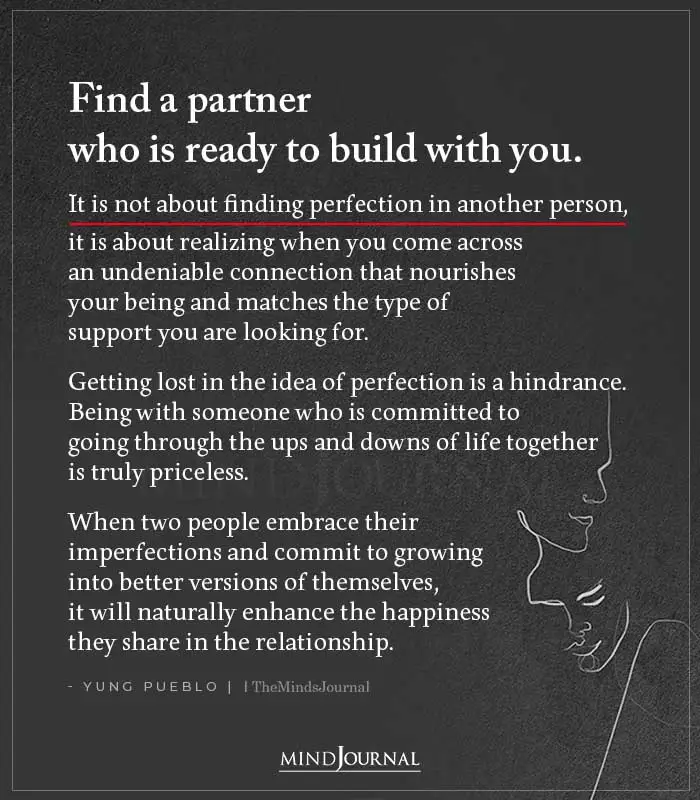 Find A Partner Who Is Ready To Build With You