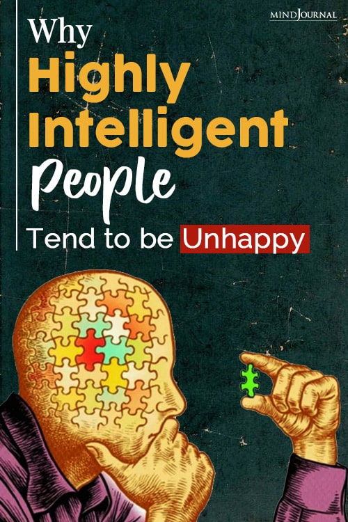 Highly Intelligent People Tend To Be Unhappy pin