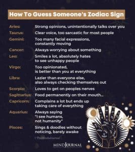 How To Guess Someone's Zodiac Sign