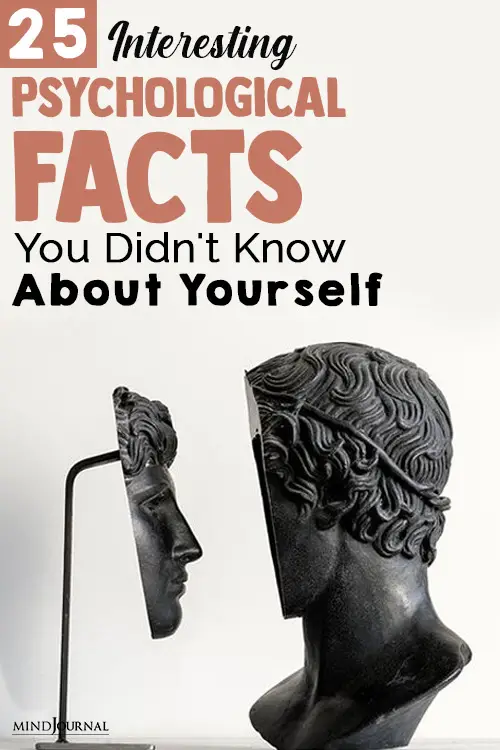 Interesting Psychological Facts pin