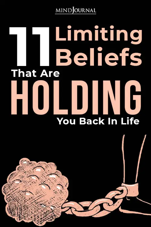 Limiting Beliefs that are Holding You Back In Life pin