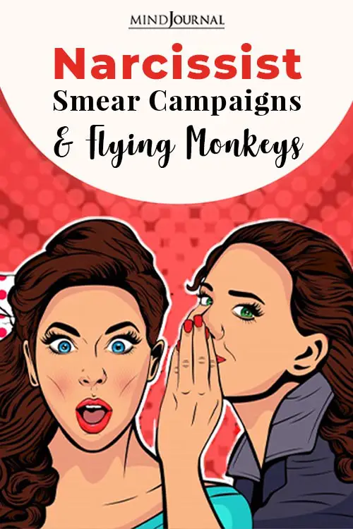 Narcissist Smear Campaigns and Flying Monkey pin