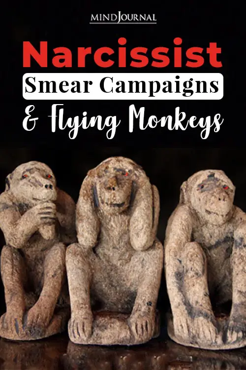 Narcissist Smear Campaigns and Flying Monkeys pin