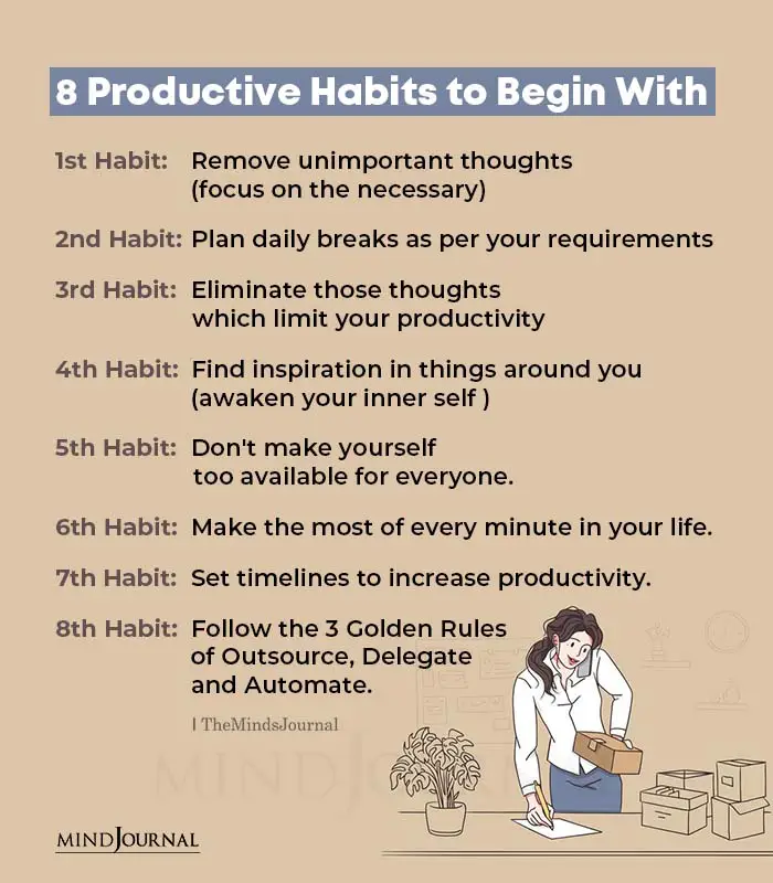 Productive Habits to Begin With