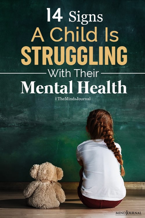 Signs A Child Is Struggling With Their Mental Health pin