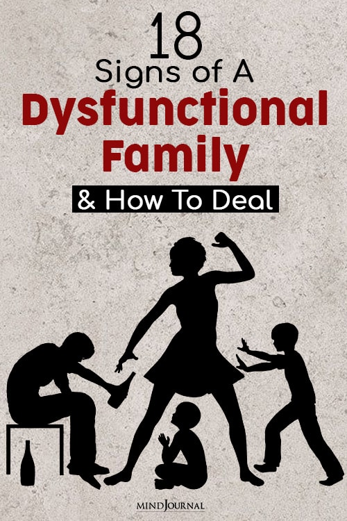 Signs of A Dysfunctional Family pin