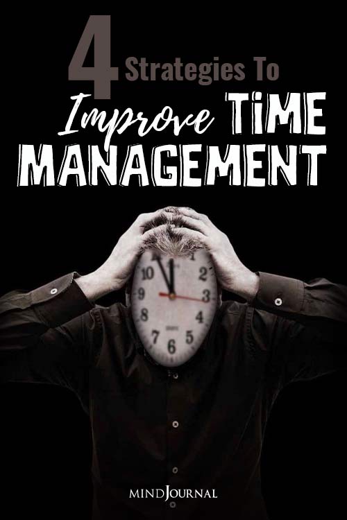 Strategies Improve Time Management pin