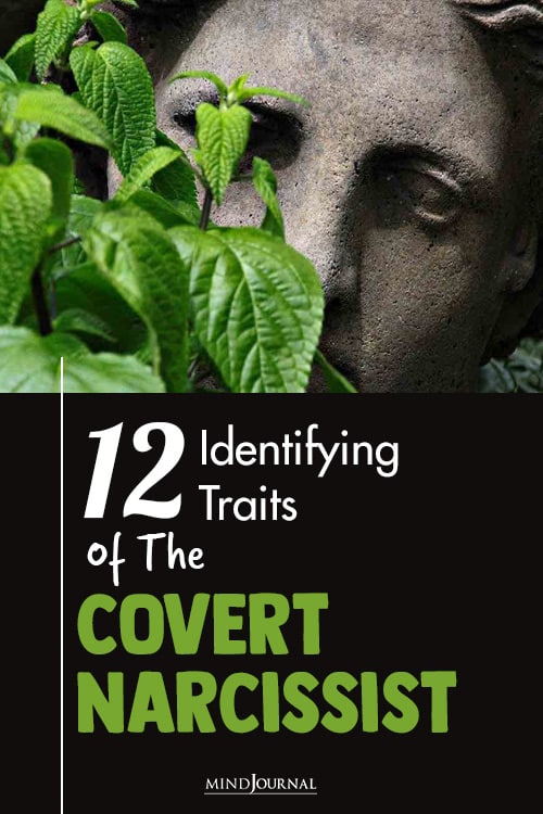 The Covert Narcissist traits pin