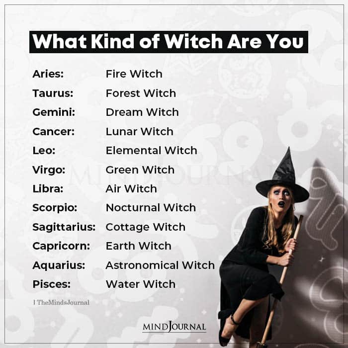 The Zodiac Signs as Different Types of Witches