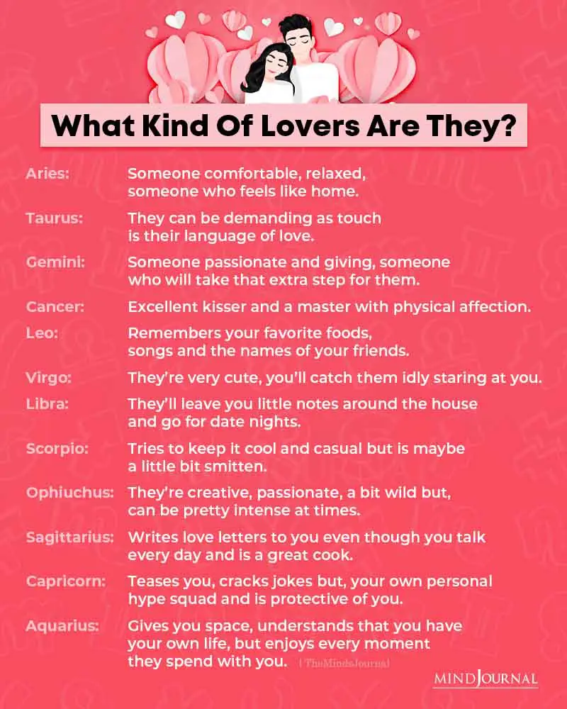 What Kind Of Lover Is Each Zodiac Sign