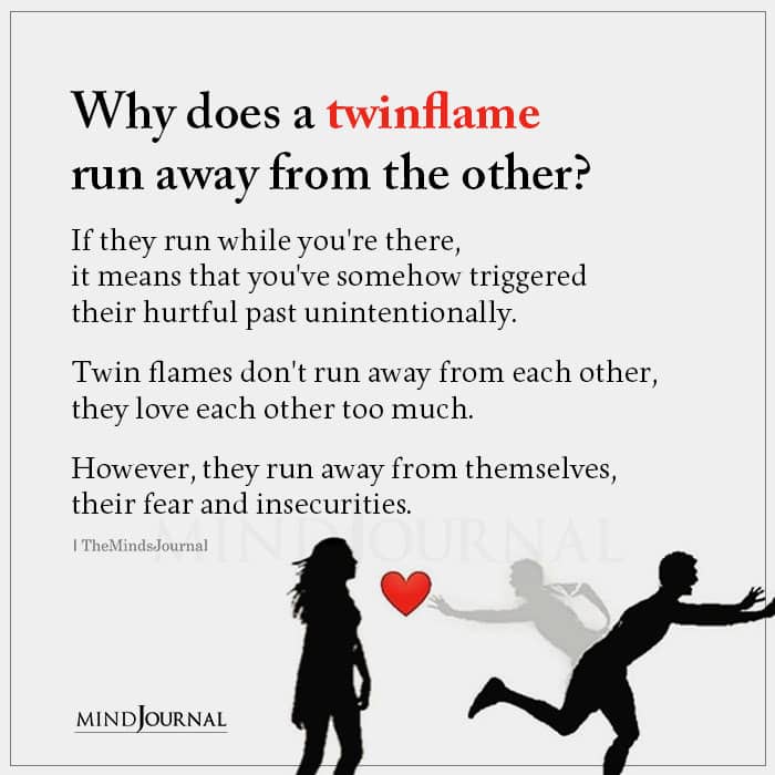 Why Do A Twinflame Run Away From The Other