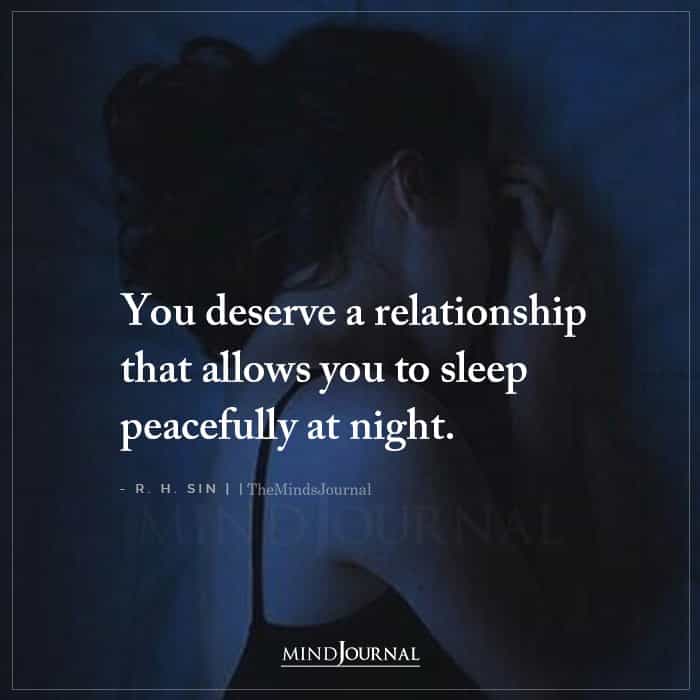 You Deserve A Relationship That Allows You