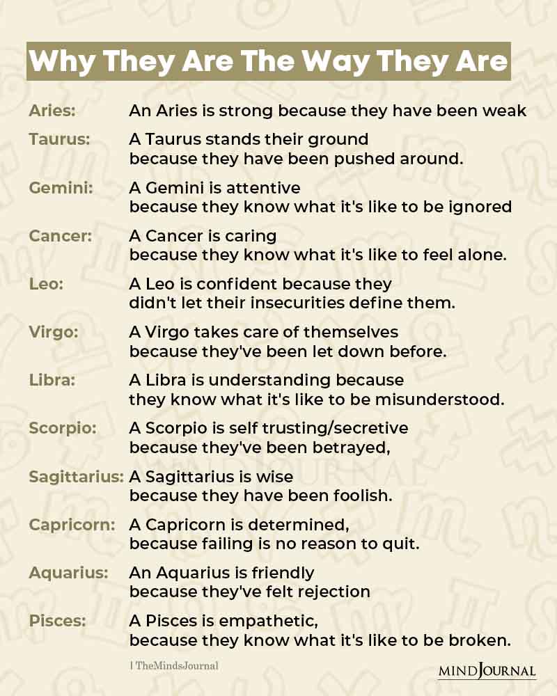 Zodiac Signs And Why They Are The Way They Are