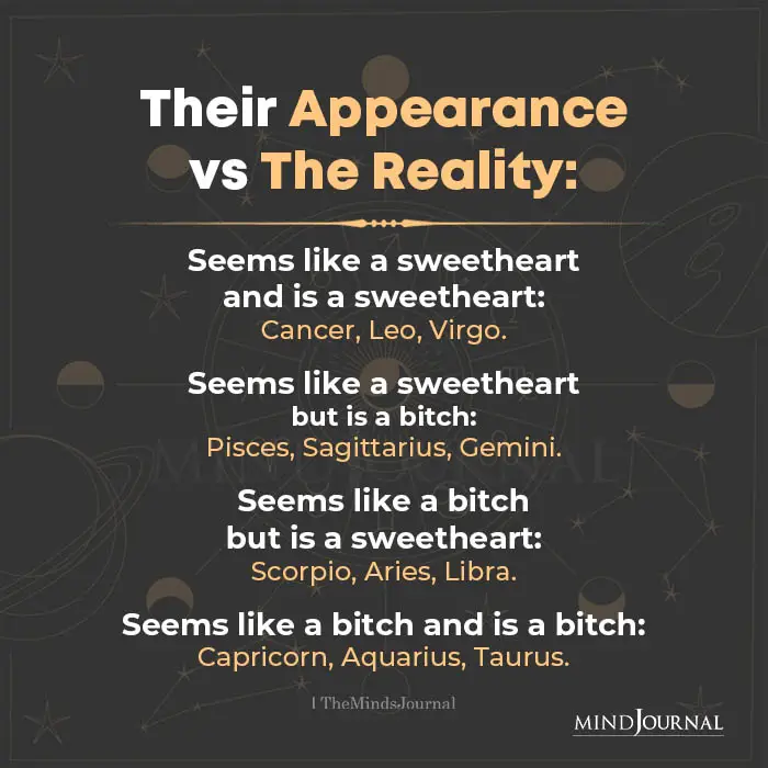 Zodiac Signs Appearance vs Reality