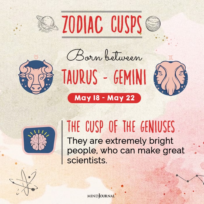 Zodiac cusps genius