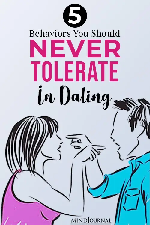 behaviors never tolerate in dating pinop