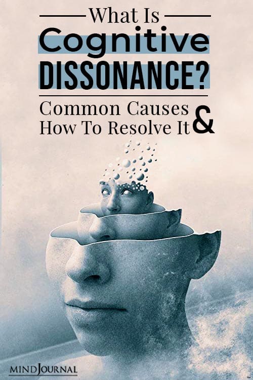 cognitive dissonance common causes pin