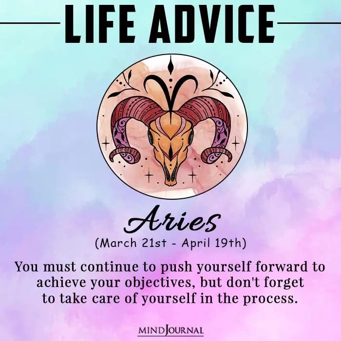 life advice aries