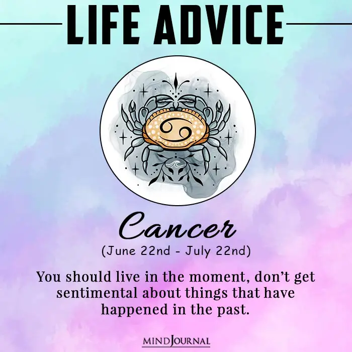 life advice cancer