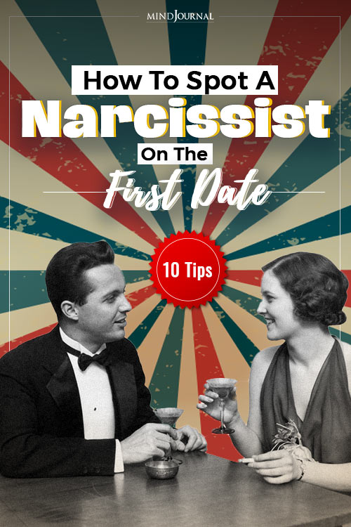 narcissist on the first date pin