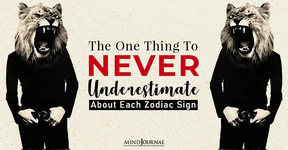 The One Thing To Never Underestimate About Each Zodiac Sign