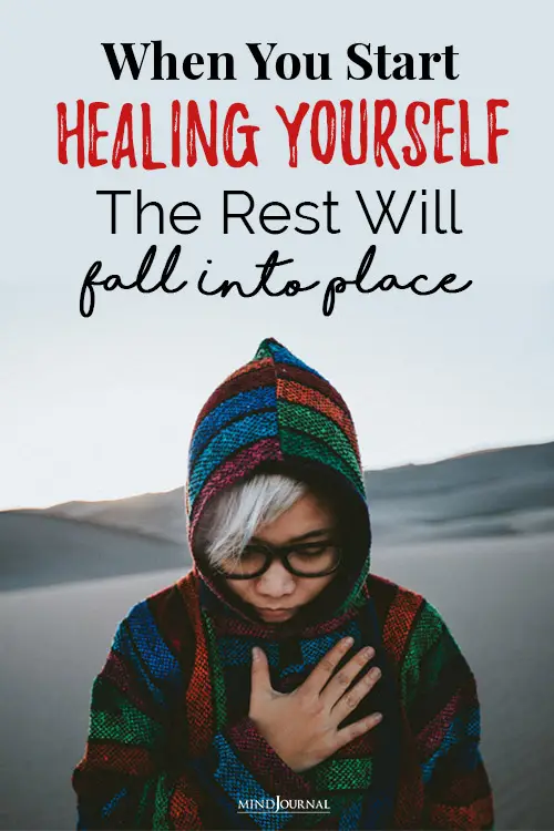 you start healing yourself pin