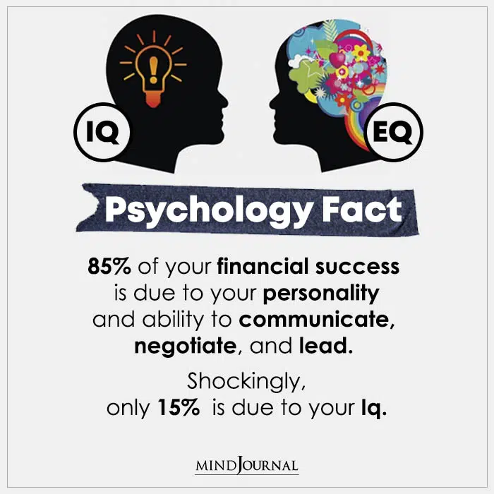 85% Of Your Financial Success Is Due To Your Personality
