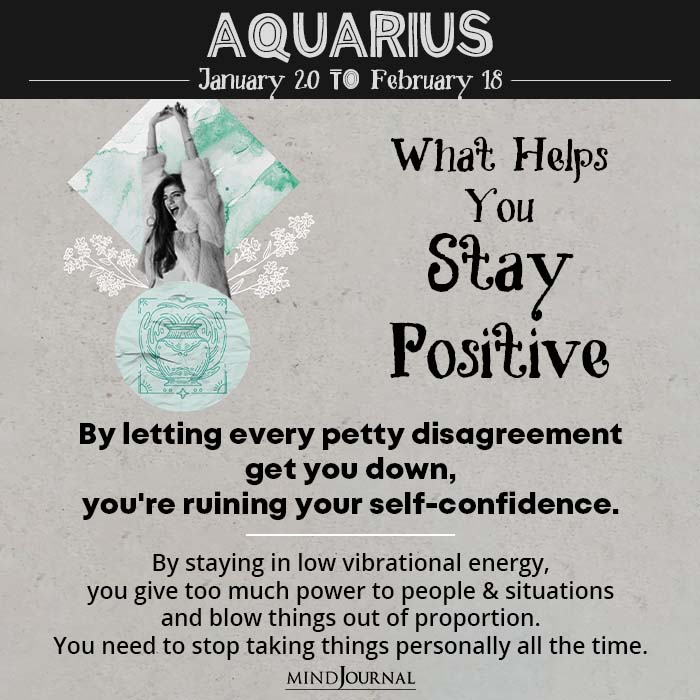Aquarius Zodiac Reason To Stay Positive