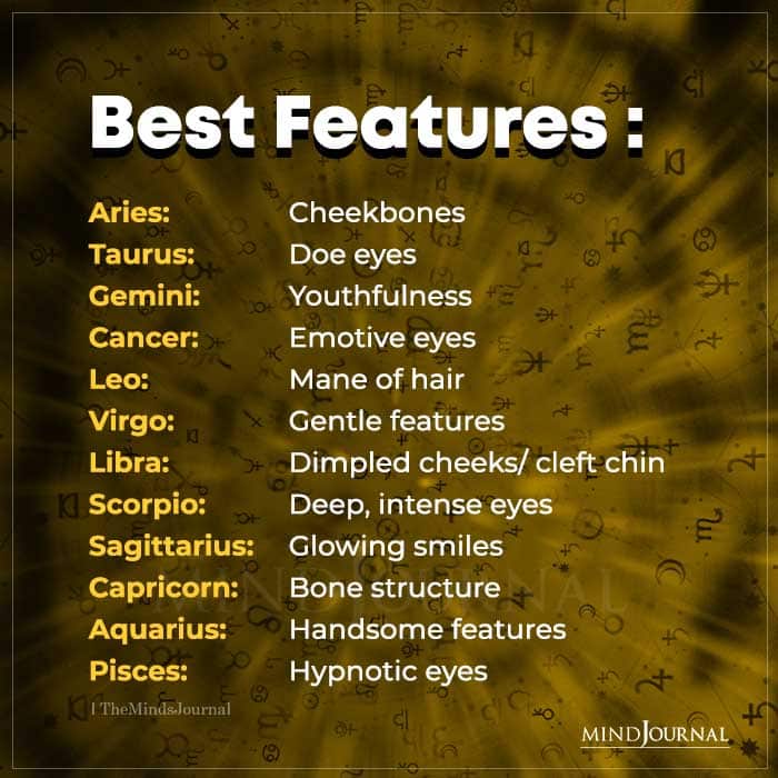 Beautiful Features of Each Zodiac Sign