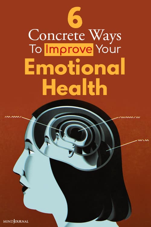 Concrete Ways To Improve Your Emotional Health pin