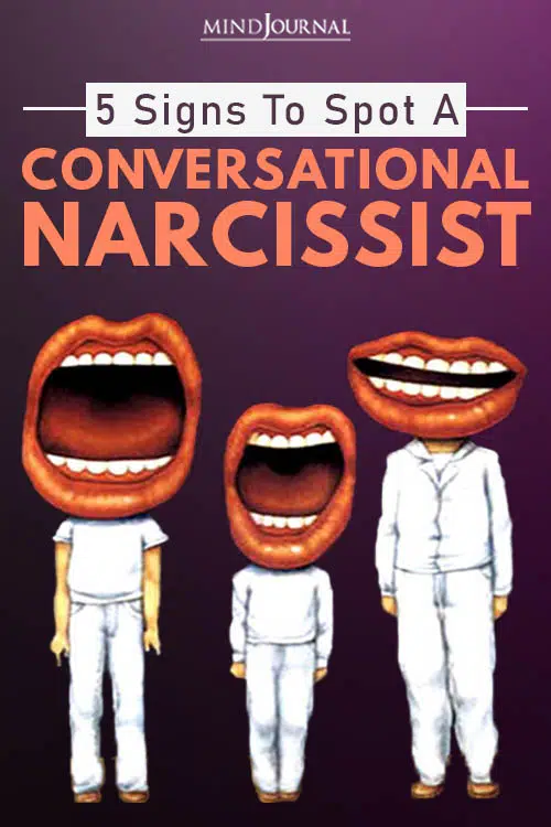 Conversational Narcissism Signs To Spot pin