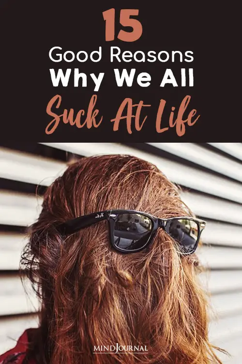 Good Reasons Why We All Suck pin