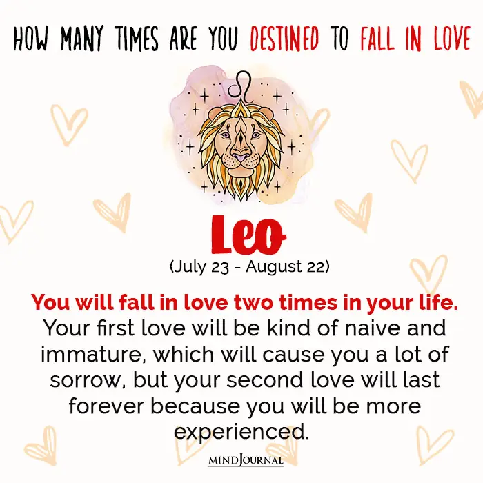 How Many Times Are You Destined To Fall In Love leo