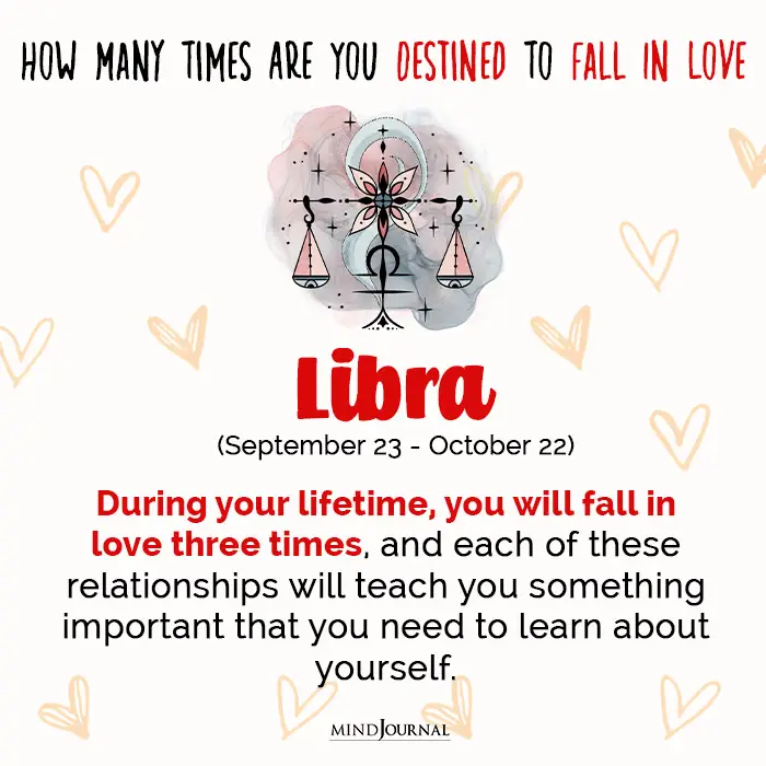 How Many Times Are You Destined To Fall In Love libra