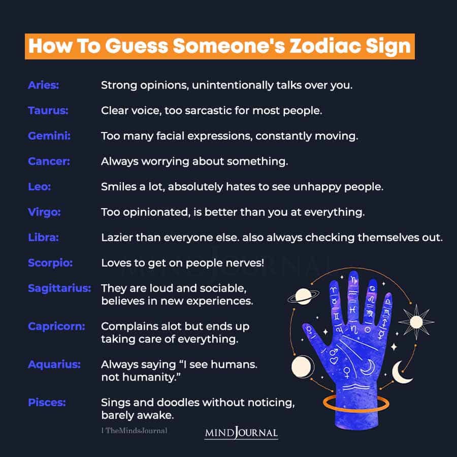 How To Guess Someones Zodiac Sign