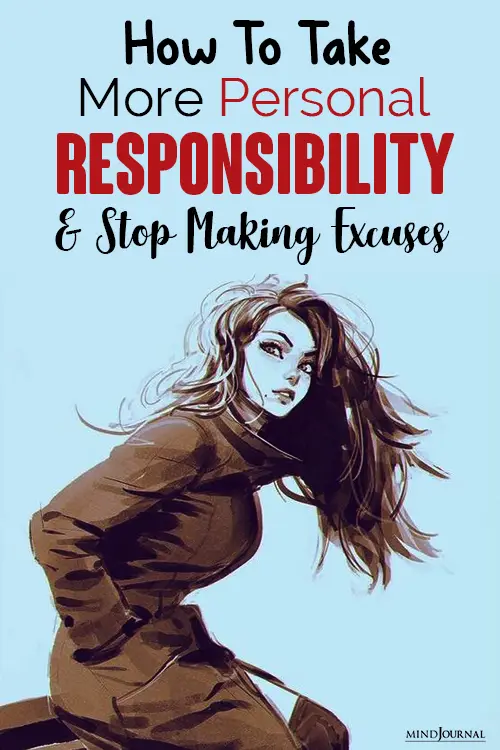 How To Take More Personal Responsibility and Stop Making Excuses pin