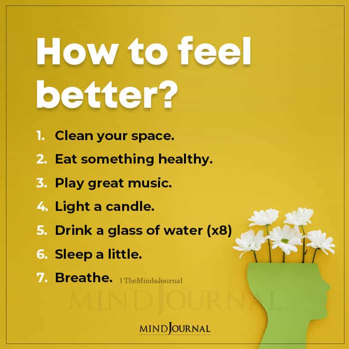 How to Feel Better