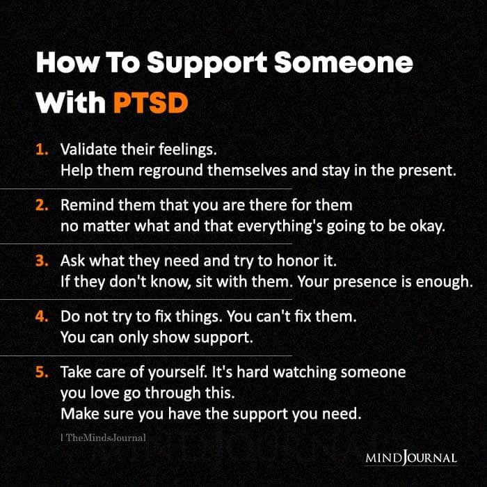 How to Support Someone With PTSD