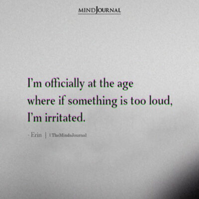 I'm Officially At The Age Where - Being Me