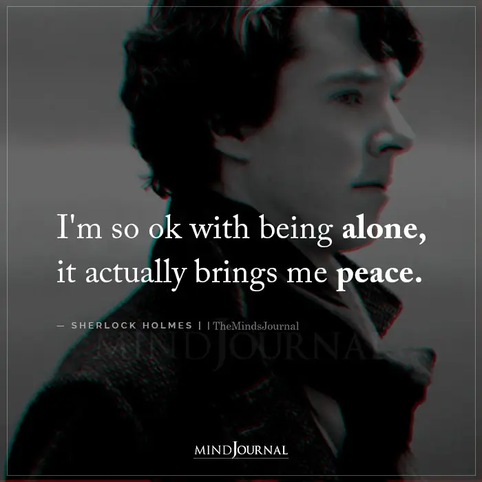 Im So Ok With Being Alone It