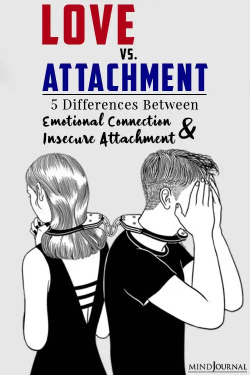Love vs. Attachment pin
