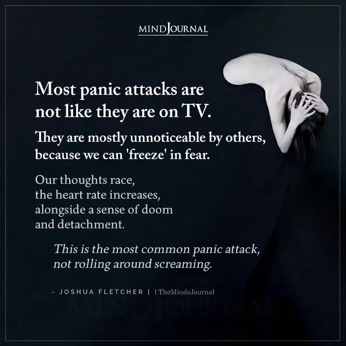 Most Panic Attacks Are Not Like They Are On Tv