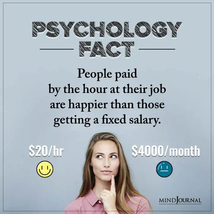 People Paid By The Hour At Their Job Are Happier
