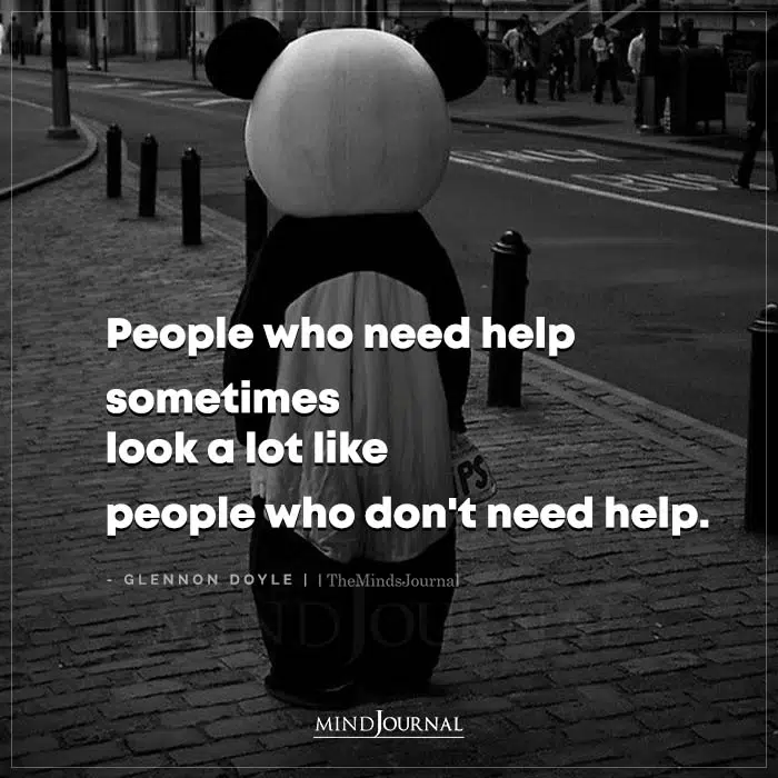 people who need help