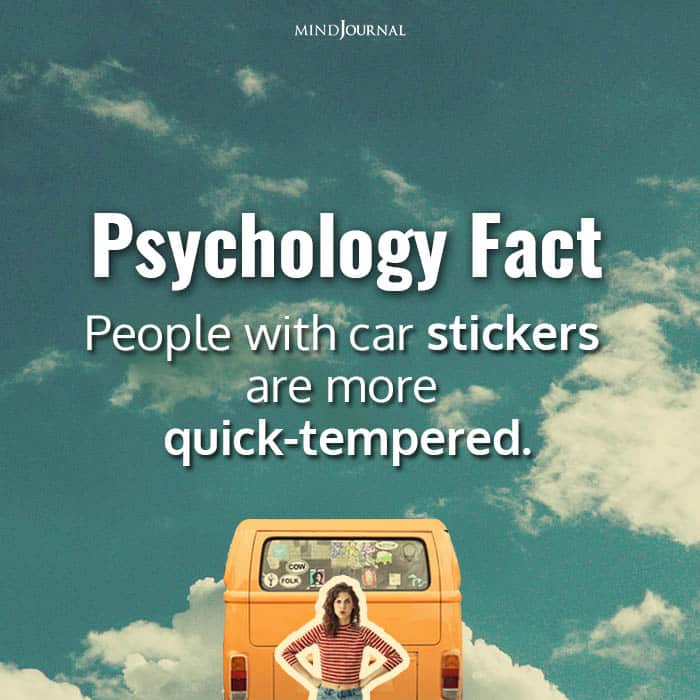 People with car stickers