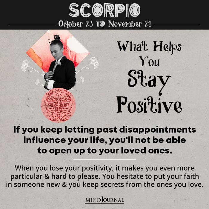 Scorpio Zodiac Reason To Stay Positive
