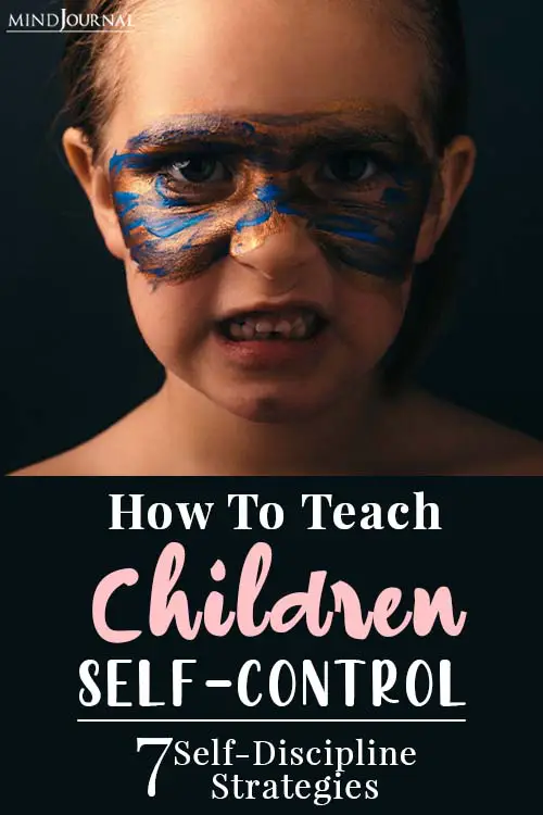 Self-Discipline Strategies To Teach Children Self-Control pin one