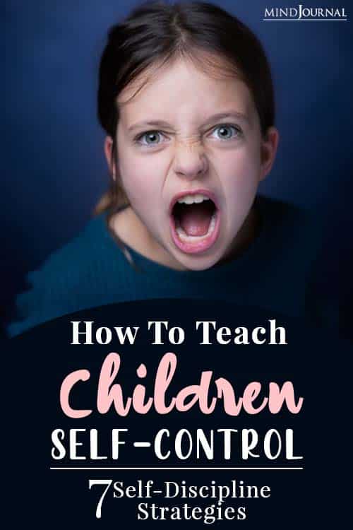 Self-Discipline Strategies To Teach Children Self-Control pin